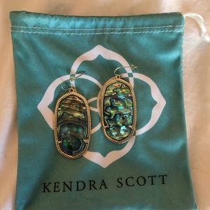 Kendra Scott Abalone Shell Earrings